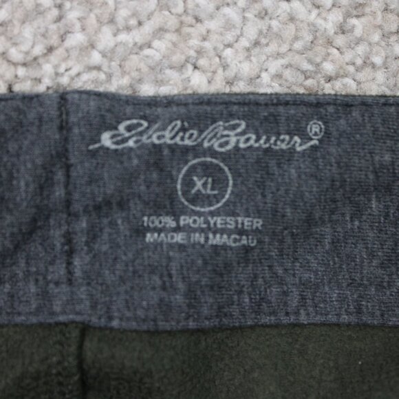 Eddie Bauer Pants Mens XL Green Drawstring Sweatpants Joggers 100% Polyester - Picture 11 of 13